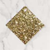 Golddruckeffekt Custom 50. 60 Geburtstagsparty Geschenkanhänger (Rückseite)