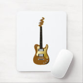 GoldE-Gitarren-Zischenspindelkasten Mousepad (Mit Mouse)