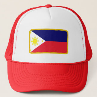 Goldeffekt der philippinischen Flagge Truckerkappe