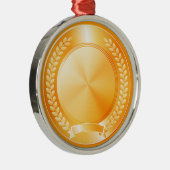 Goldehrenmedaille Ornament Aus Metall (Rechts)