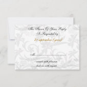 goldeiffes Turm französischer uAwg 3,5 x 5 RSVP Karte (Rückseite)