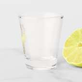 Goldelch-Silhouette Schnapsglas (Rechts)
