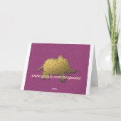 Goldelefant Karte (Rückseite)