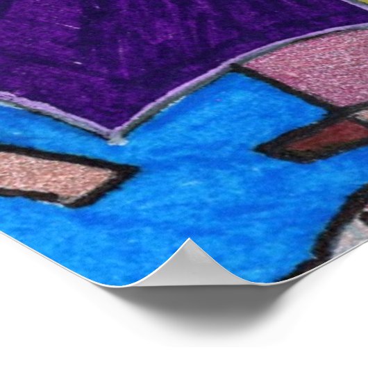 Goldelephant Poster (Ecke)