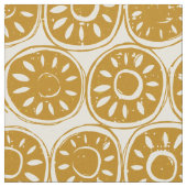 Goldelfenbein aus Blume Stoff (Nahaufnahme)