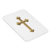 Golden "3-D" Cross 2 Magnet (Rechte Seite)
