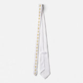 Golden 3-D Cross mit Hochzeitsrennen Krawatte (Rückseite)