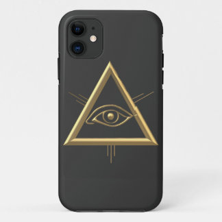 Golden "3-D" Gottes Augensymbol Case-Mate iPhone Hülle