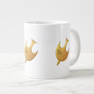 Golden "3-D" Heiliger Geist Jumbo-Tasse