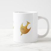 Golden "3-D" Heiliger Geist Jumbo-Tasse (Rechts)