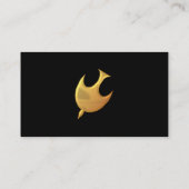 Golden "3-D" Heiliger Geist Visitenkarte (Rückseite)