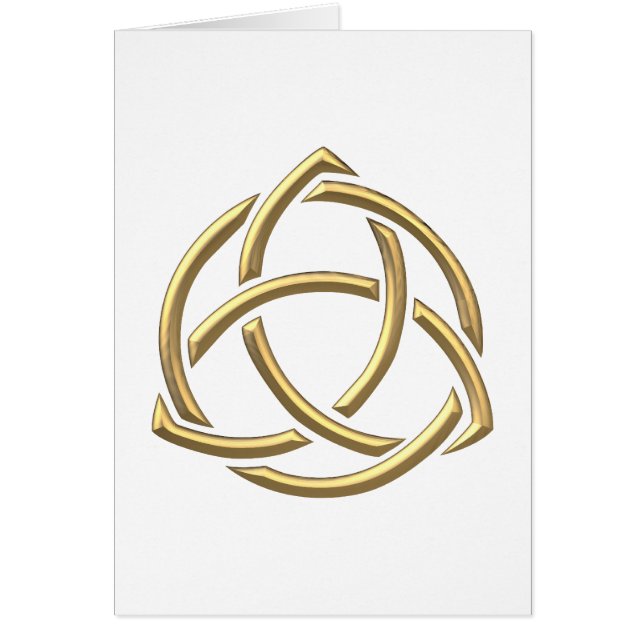 Golden "3-D" Holy Trinity Symbol 2 (Vorne)