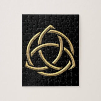 Golden "3-D" Holy Trinity Symbol 2 Puzzle