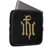 Golden "3-D" IHC Laptopschutzhülle (Vorne Rechts)