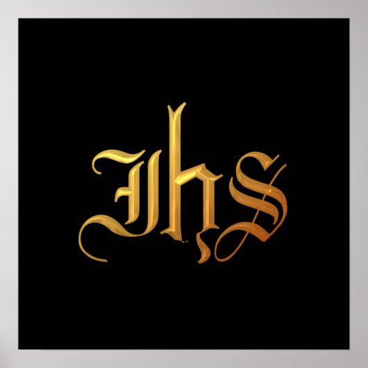 Golden "3-D" IHS Poster (Vorne)