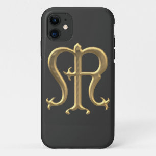 Golden "3-D" Jungfrau Mary Symbol Case-Mate iPhone Hülle