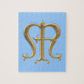 Golden "3-D" Jungfrau Mary Symbol Puzzle
