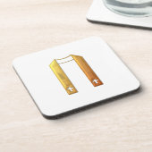 Golden "3-D" Liturgical Stole Getränkeuntersetzer (Linke Seite)