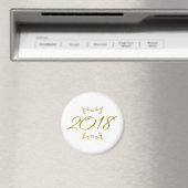 Golden 3-D Look 2018 Magnet (In Situ (Geschirrspüler))