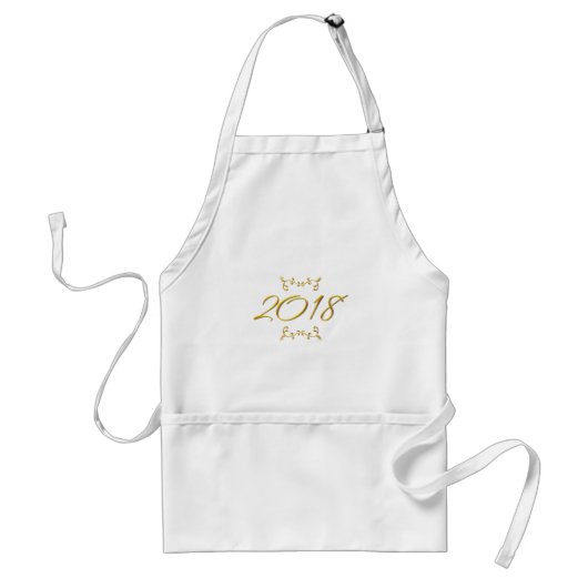 Golden 3-D Look 2018 Standard-Schürze Schürze (Vorne)