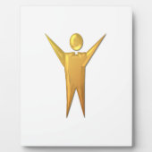 Golden "3-D" Priest/Minister Fotoplatte (Vorderseite)
