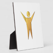 Golden "3-D" Priest/Minister Fotoplatte (Seite)