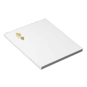 Golden "3-D" Trauben Notizblock