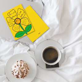 Golden 50. Geburtstag Gold Doodle Blume Einladung