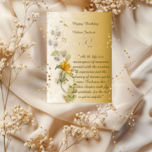 Golden 50. Geburtstagskarte