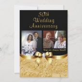 Golden 50 Jahre Einladungen für Maryann (Vorderseite)