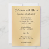 Golden 50 Jahre Einladungen für Maryann (Rückseite)