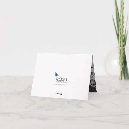 Golden 50 Jahre Jubiläum fügen Sie Ihr eigenes Fot Dankeskarte (Rückseite)