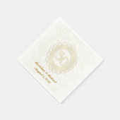 Golden, 50 Jahre Serviette (Ecke)