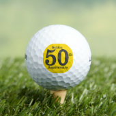 Golden 50-jähriger Golfball (Insitu T-Shirt)