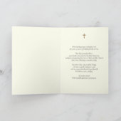 Golden 50. Ordination Jubiläum für Priester Karte (Innenseite)