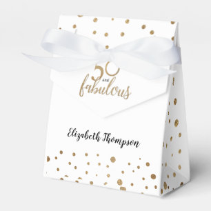Golden 50 und prächtige Personalisierte Geburtstag Geschenkschachtel