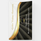 Golden 50. Wedding Religious Jubiläum Banner (Vertikal)