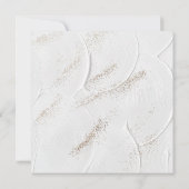 Golden 50th Wedding Anniversary Glitzer Elegant Einladung (Rückseite)