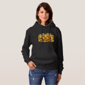 Golden 555 Hoodie – Spiritual & Stylish Black Hood (Vorne ganz)