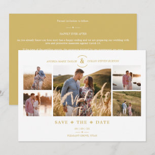 Golden 5 Custom Fotos Minimalistisch Collage Weddi