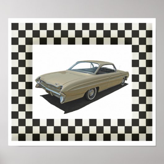 Golden 61 Oldsmobile Poster (Vorne)