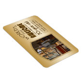 Golden 70. Geburtstag Weltmeisterschaft für kunden Magnet (Rechte Seite)