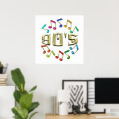 GOLDEN 90er Poster (Heimbüro)