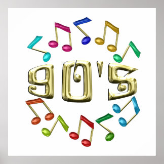 GOLDEN 90er Poster