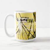 Golden Abstract Coffee Mug Kaffeetasse (Links)