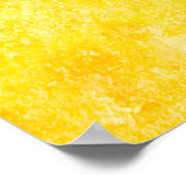 Golden abstrakt Background Abstract, Art, Backgrou Poster (Ecke)