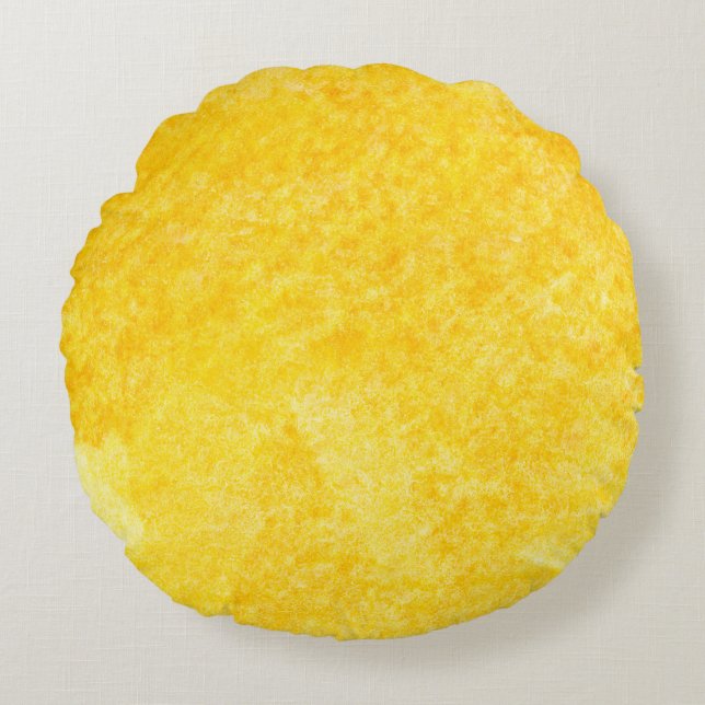 Golden abstrakt Background Abstract, Art, Backgrou Rundes Kissen (Vorderseite)