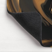 Golden Abstrakt Heart Mousepad (Ecke)