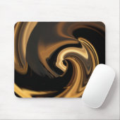 Golden Abstrakt Heart Mousepad (Mit Mouse)
