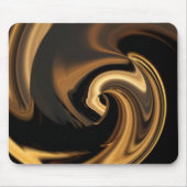 Golden Abstrakt Heart Mousepad (Vorne)